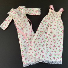 Vintage Sindy Doll Clothes Good Morning Nightie & Gown 1978 Pedigree Toys 44314