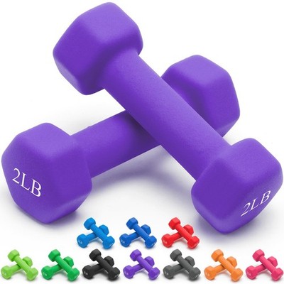 Weights Dumbbells 10 Colors Options Compatible with Set of 2 Neoprene Dumbbel...