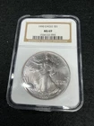 1990 Eagle 1 oz .999 Silver NGC MS69 🔥🔥MILK SPOTS🔥🔥 Brown Label