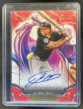 2025 Topps Inception Jackson Holliday Rookies And Emerging Stars Auto Red #/99