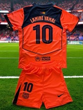 Lamine Yamal 10 Barcelona FC Youth Soccer Set Size Large 26 9/10yrs