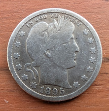 1895 O - USA Barber Quarter Dollar - United States silver coin