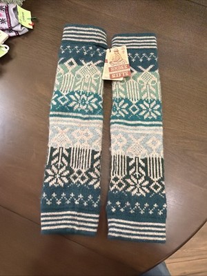 Andes Fair Trade Handmade Leg Warmers. Alpaca And Acrylic. ￼