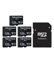 Basic 128GB Micro SDXC Memory Card with Adapter Up to 90MB/s Read Speed U3 V3...