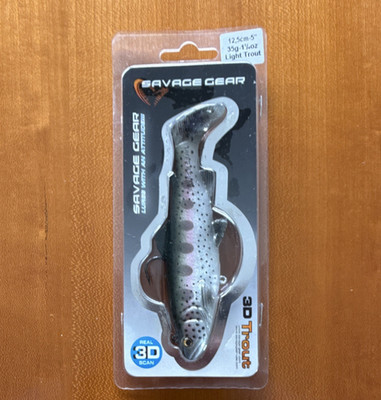 Savage Gear 3D Trout Swimbait Light Trout Real 3D Scan 12.5cm 35g Fishing Lure