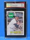 1969 Topps WHITE LETTERS Card #440, WILLIE McCOVEY, San Francisco Giants, KSA 2