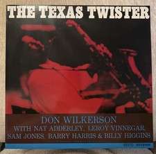 Don Wilkerson The Texas Twister VINYL 1980s reissue of 1960 Riverside LP Exc.