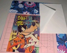 Hallmark Goofy Greeting Card Birthday w/Envelope Mickey Unlimited