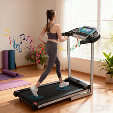 9 Incline Treadmill 3.25HP Folding Running/Walking Pad Machine Ideal for Home 