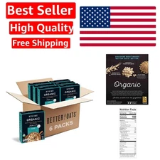 Bare Organic Hot Cereal Packets - Quick, Delicious Oatmeal, 6 Pack of 8 Pouches