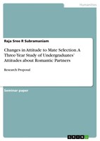 Raja Sree R Subramaniam | Changes In Attitude To Mate Selection. A Three-Year...