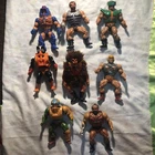 Vintage 1980's Masters Of The Universe MOTU He Man Action Figures Lot of 8 + 1