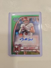 BRETT GABBERT GREEN REFRACTOR AUTO #12/99 2025 Bowman Chrome U