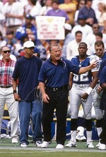 Washington DC Head coach Barry Switzer Dallas Cowboys looks on fro- Old Photo 4