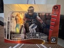 2024 Optic Chain Reaction SILVER Saquon Barkley #4 Mint/Near Mint!! 💎