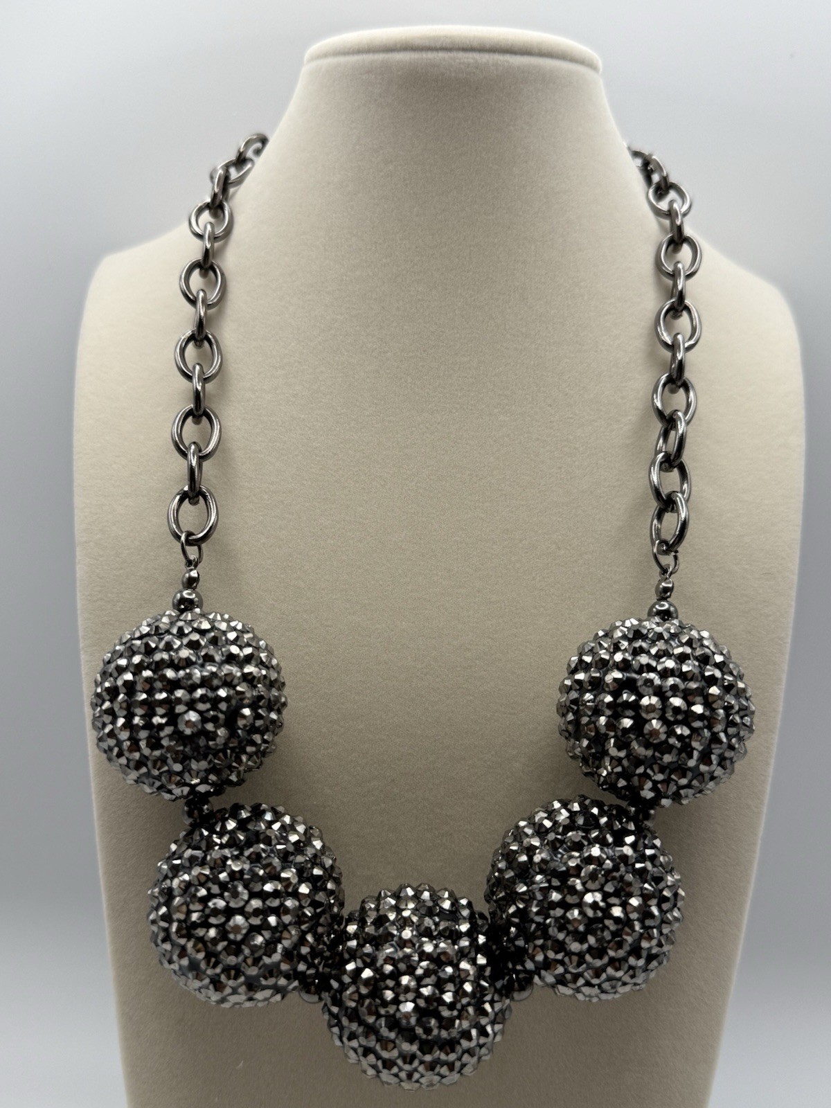 Necklace, Dramatic, Statement “Disco Balls” Vinta… - image 2