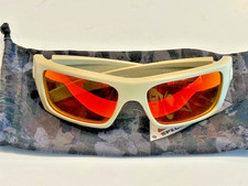 Oakley SI Ballistic Det Cord Desert Tan  Polarized Fire Iridium sunglasses Used