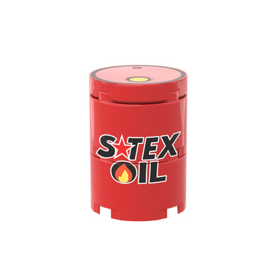 S-Tex Oil Barrel - Oil Rig - Fuel Gas - Custom Printed  Minifig Scale Brick City