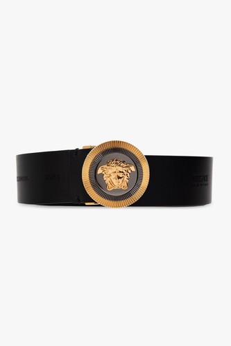VERSACE Medusa Biggie Black Belt New & Authentic
