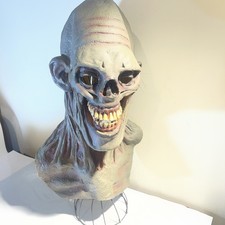 Undead Zombie Head  Neck Latex Mask Creepy Halloween Costume 1997
