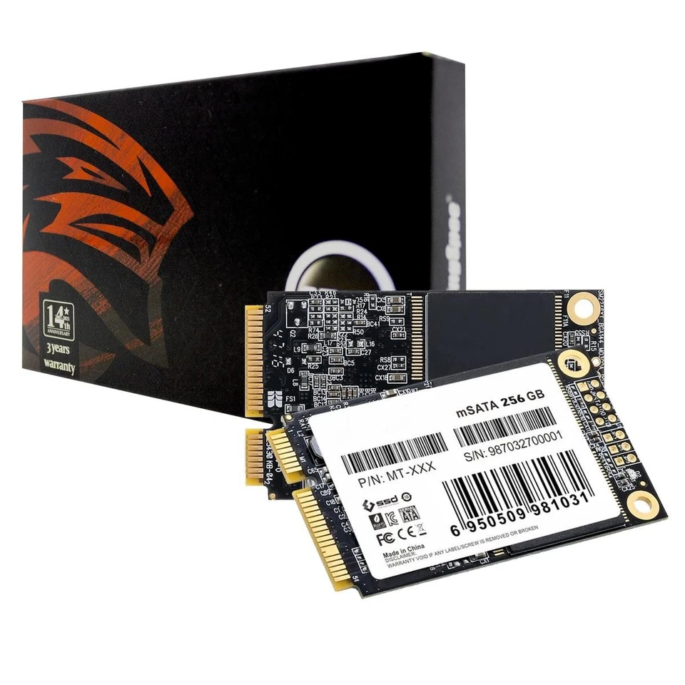 SSD Kingspec 256GB Msata 6GB/S MT-256 Solid State Laufwerk Laptop Notebook PC - Bild 2 von 3