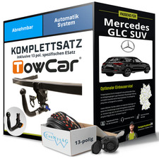 Für MERCEDES GLC SUV Typ X254 Anhängerkupplung abnehmbar +eSatz 13pol 22-