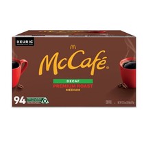 McCafe, Premium Roast Decaf Coffee, Keurig Single Serve K-Cup Pods, 94 Count