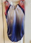 GK Elite Aly Raisman Red/White/Blue  Gymnastics Leotard CL Child Large — photo 2