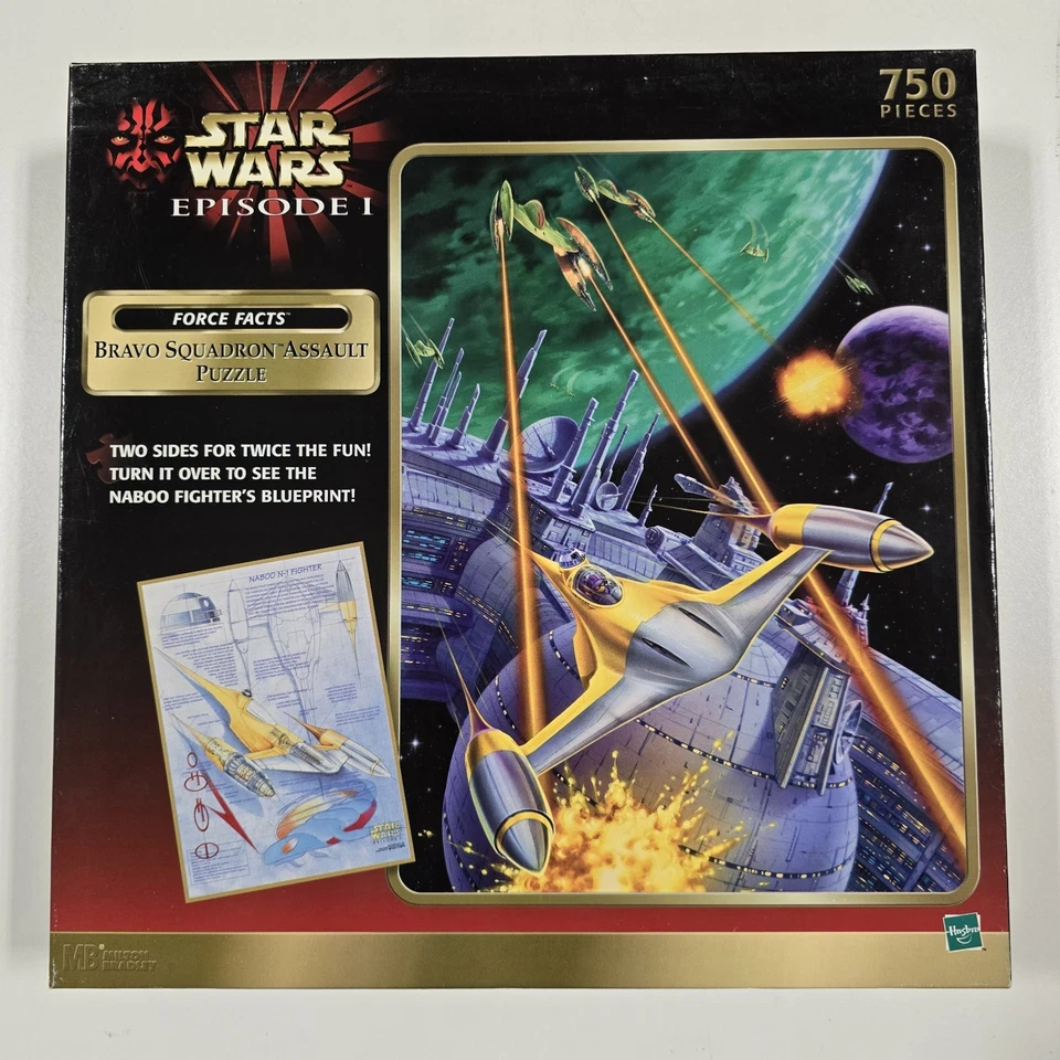 Star Wars Episode I - 750pc Puzzles Bravo Squadron, Podrace Lot of 2 - Image 2 of 4