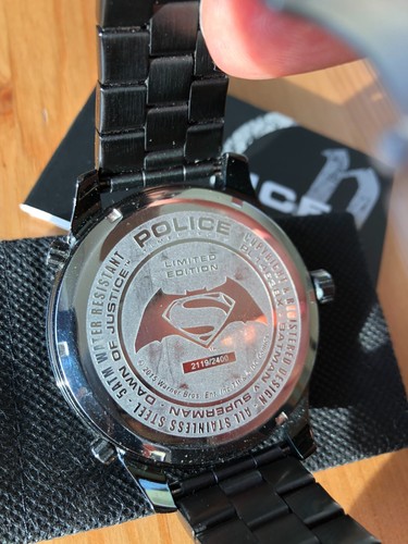 Watches Police Batman vs. Superman Dawn of justice Limited Edition PL14638XSUY/0 - Picture 2 of 4