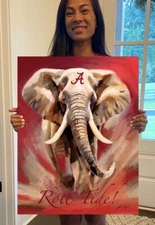 Alabama Football Art, Nick Saban, Bama, Roll Tide, Crimson Tide