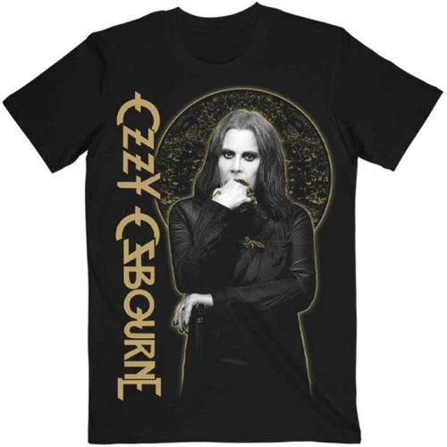 Ozzy Osbourne T Shirt Patient No. 9 Gold Graphic Black New S - 4XL