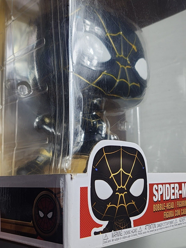 Spider Man Black and Gold Suit 10 Inch Special Edition Marvel Funko Pop Vinyl - Picture 6 of 6