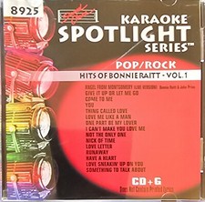SC8925 HITS OF BONNIE RAITT SOUND CHOICE KARAOKE CDG HARD TO FIND