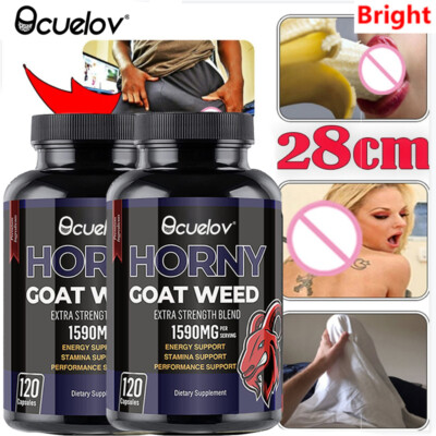 Horny Goat Weed Extra Strength Capsules - Increased Desire And Endurance