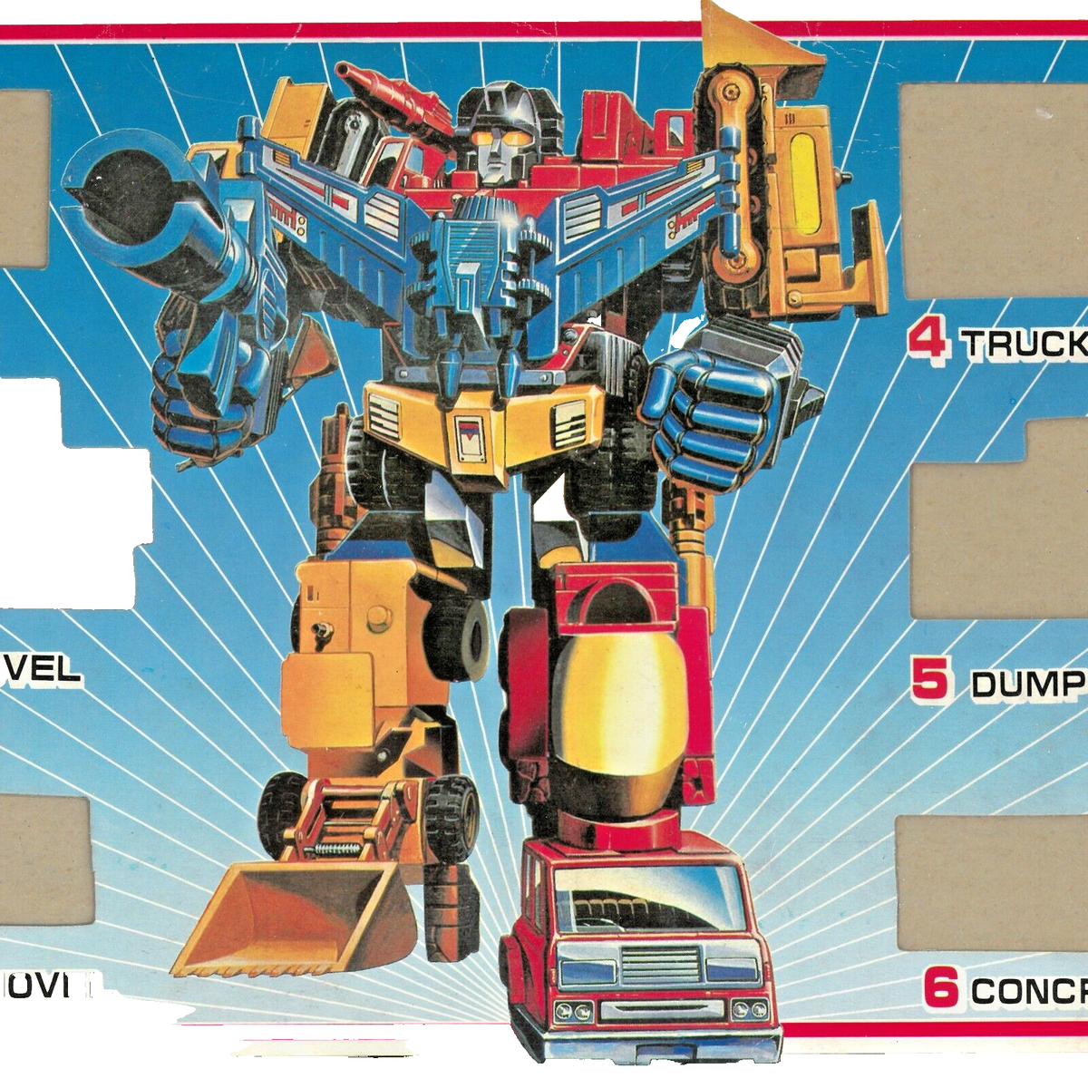 Transformers Devastator G1 Takara Diaclone Taiwan KO Transformers Devastator G1 Takara Diaclone Taiwan KO