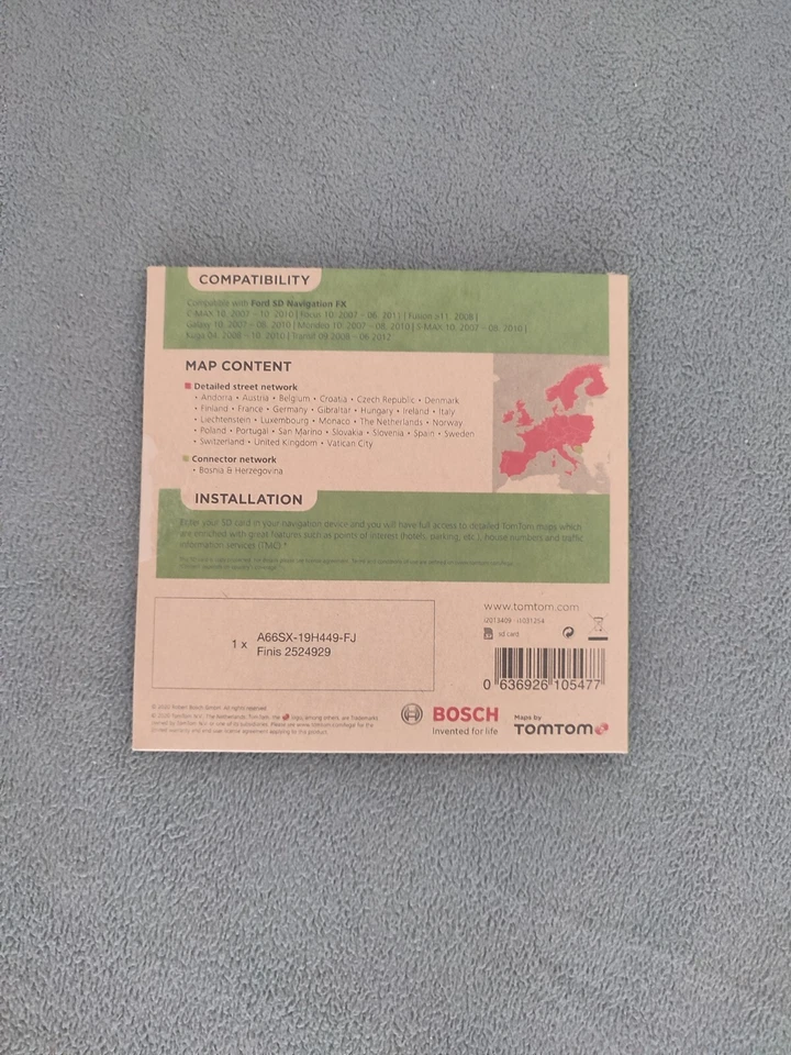 FORD FX 2021 Navi SD Karte Europa Final Update C-Max Focus Mondeo Galaxy Kuga - Bild 2 von 4