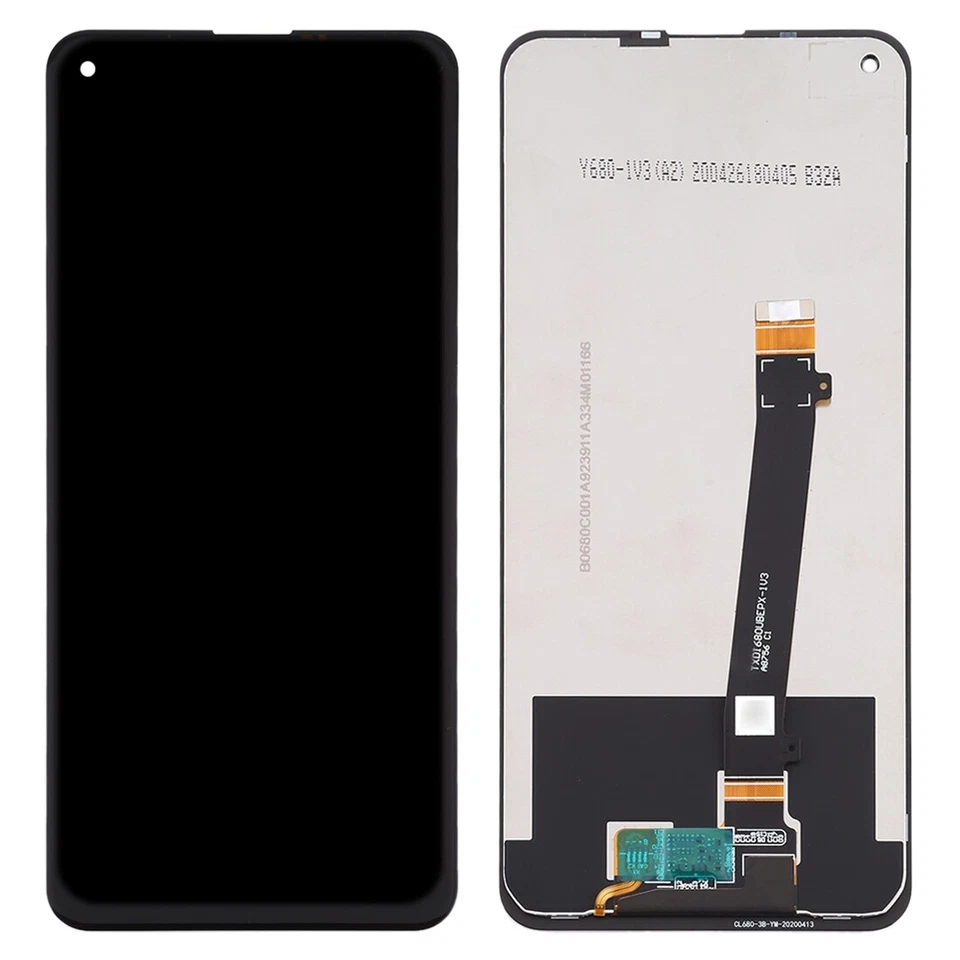Original LCD Screen for HTC U20 5G with Digitizer Full Assembly (Black) - Image 3 of 4
