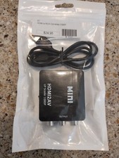 Mini HDMI to RCA, Converter, 1080P Mini RCA Composite CVBS Video...