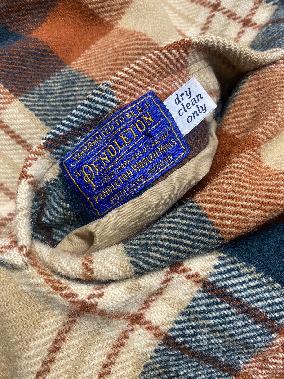 Beautiful Pendleton Wool Button Up Coat Reversibl… - image 10