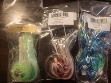 3 SALMON/TROUT TROLLING FLY'S- All NIP 4" horsefly from Northport Nailer 