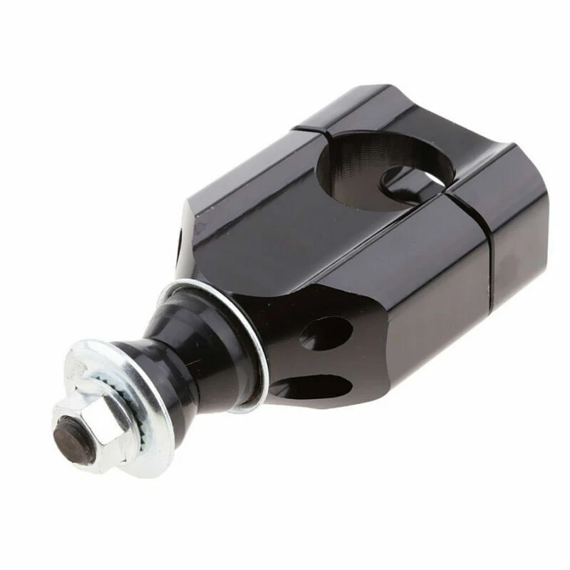 Par de soportes de manillar de motocicleta CNC universal de 11/8" 28 mm abrazadera elevador aluminio Foto 3 de 4