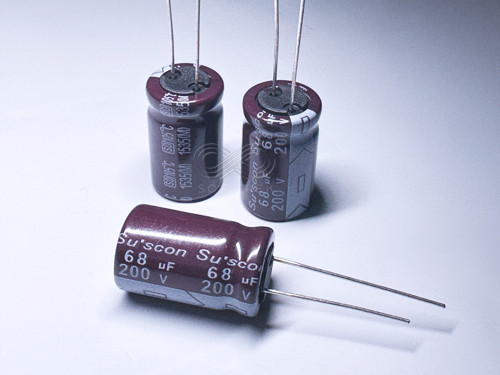 10PCS SD Suscon 68uF 200V 12.5x20 Electrolytic Radial Capacitor High Frequency