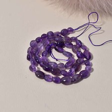 Natural Irregular Purple Amethyst 8-10mm Freeform Gems Loose Beads 15'' Strand