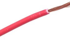 16 ga GAUGE GXL AUTOMOTIVE HIGH TEMP WIRE - 25 FT - RED