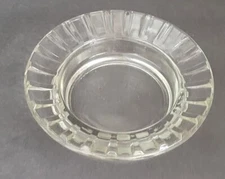 Vintage Glass Ashtray 4.5" Diameter