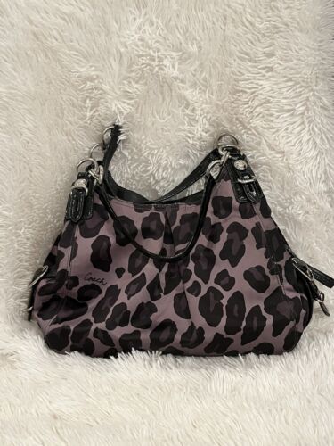 Coach Maggie Ocelot Leopard shoulder bag purse - image 1