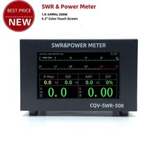 CQV-SWR-508 1.8-54MHz 200W SWR  Power Meter Digital PWR SWR Meter 4.3-in ty23