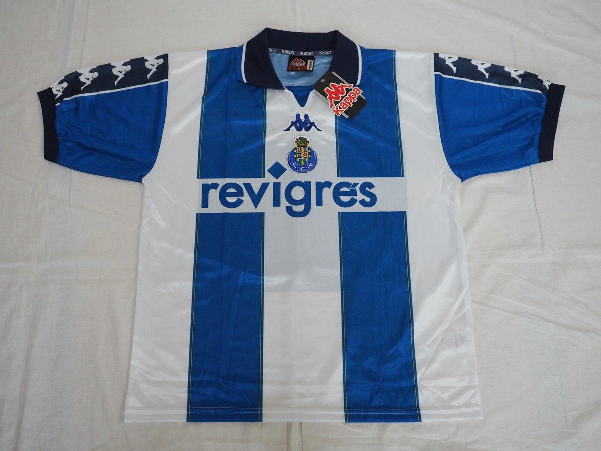 1999-2000 FC Porto FCP Dragoes Soccer Jersey Shirt Home Kappa