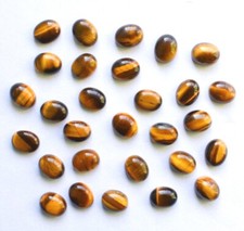 Wholesale Natural Tiger Eye Cabochon Oval Shape Loose Gemstone Jewellery.